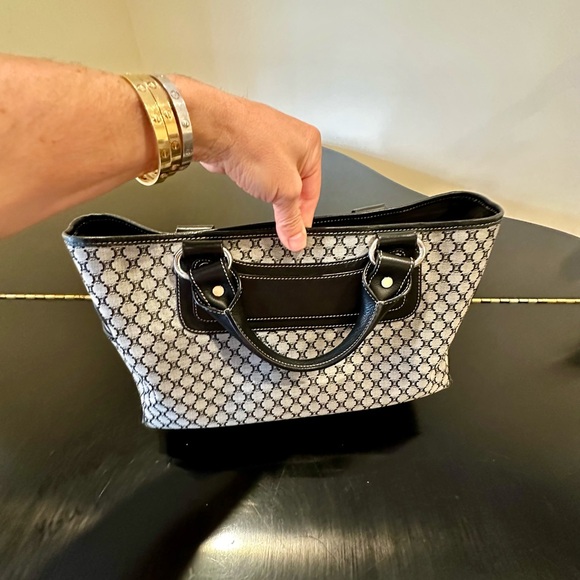 CELINE 80’S VINTAGE RETRO ICONIC COUTURE LUXURY AUTHENTIC RUNWAY MACADAM BAG - Picture 9 of 17